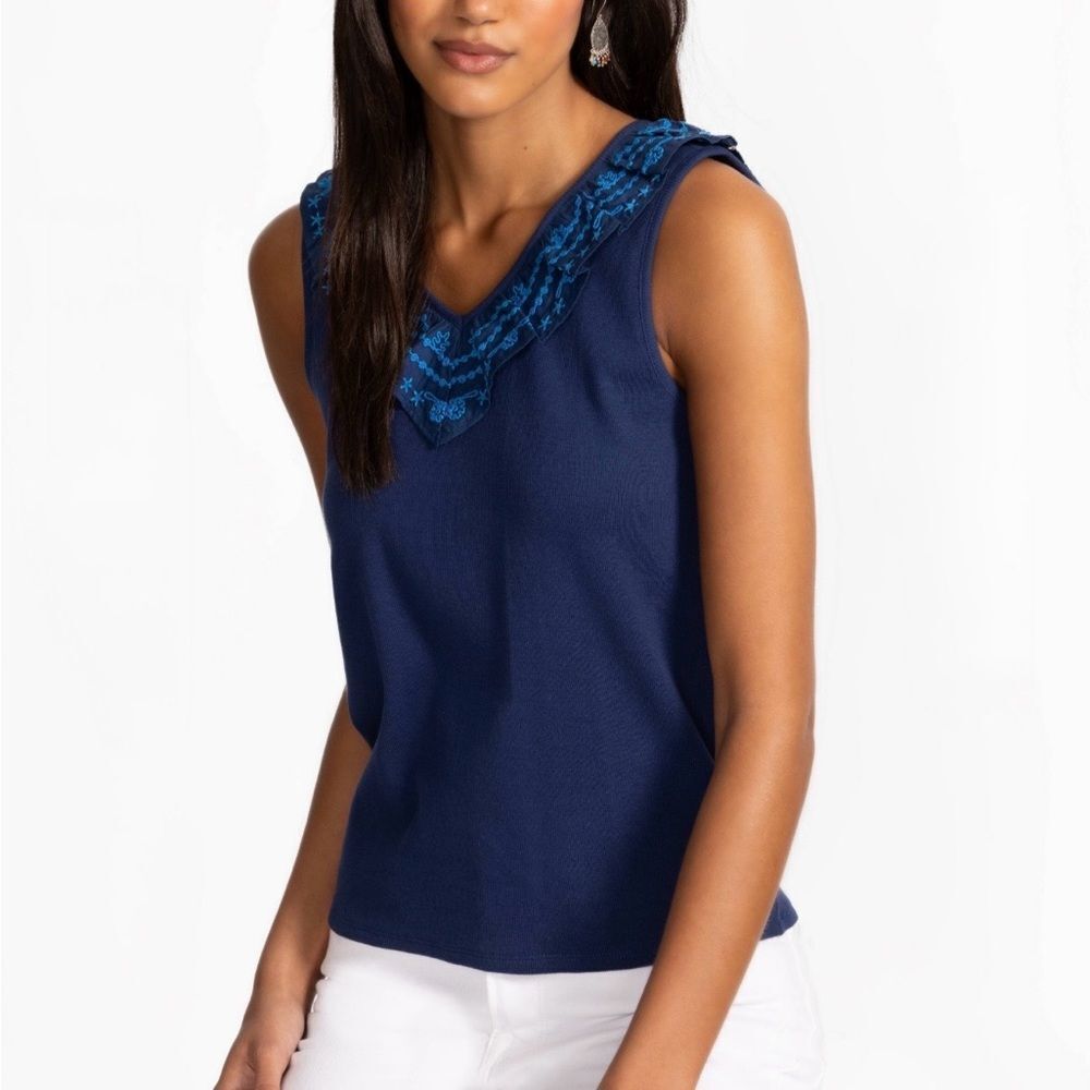 MIXED MEDIA FLUTTER TANK‑ DARIA